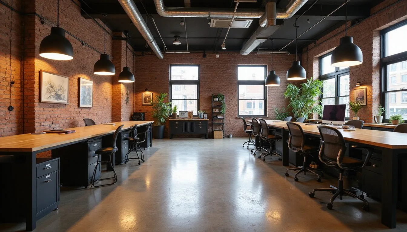 Modern LED-lit industrial warehouse in South Africa