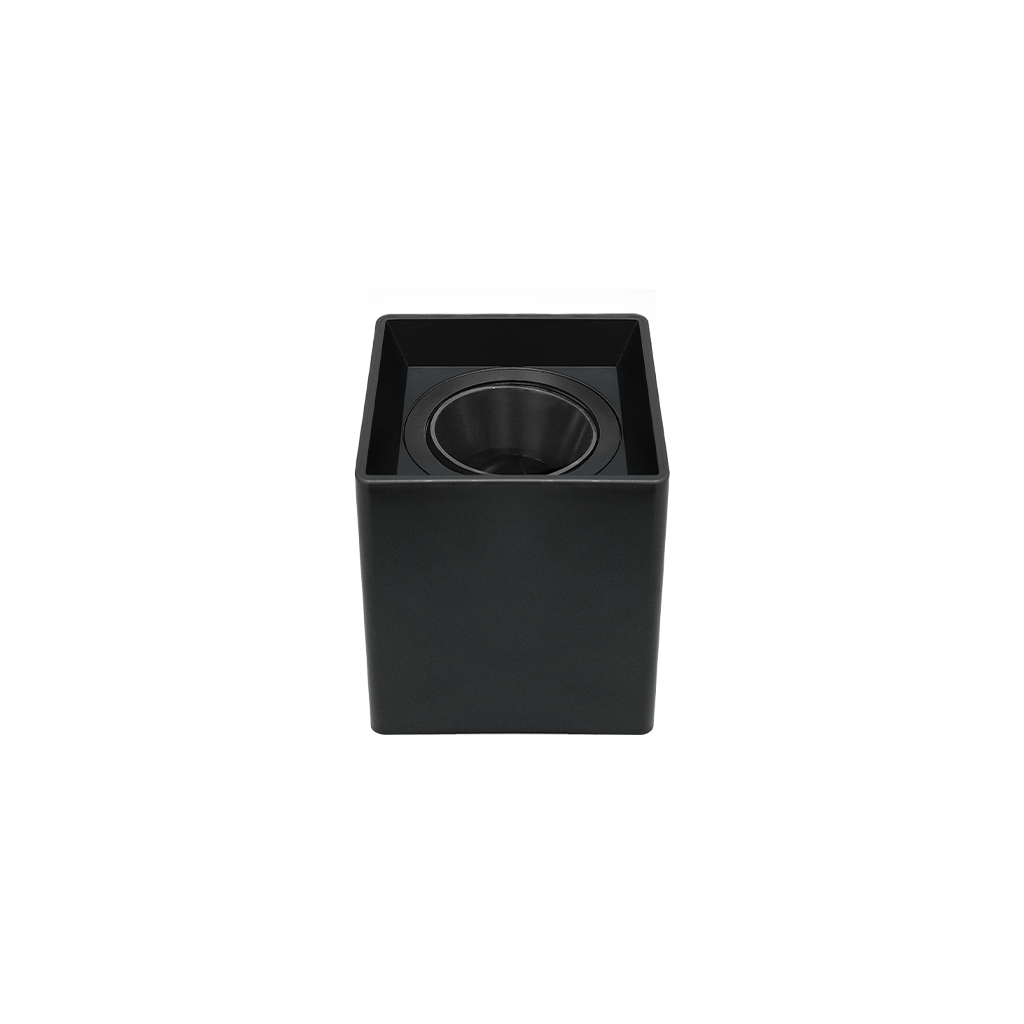 SYBER GU10 PC Surface Mount - Square Black
