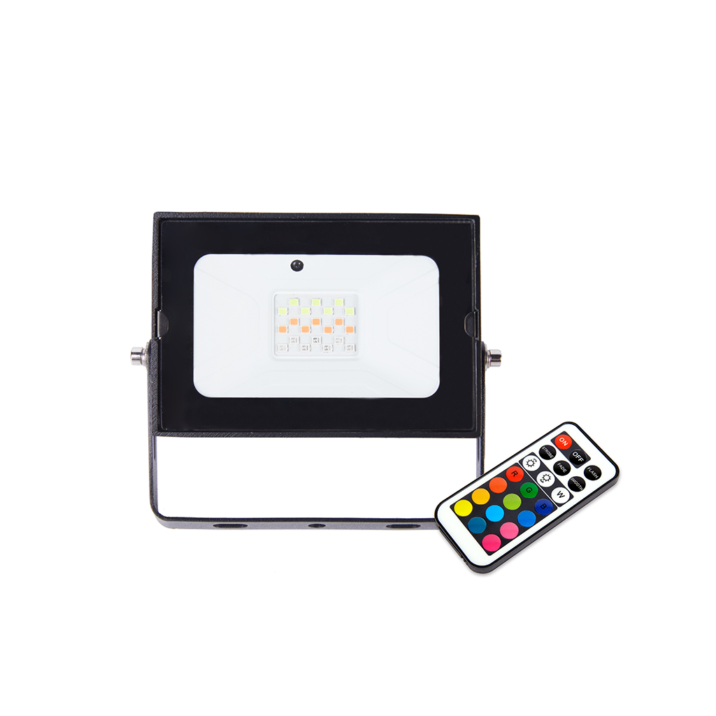 20W Combat LED RGB Remote Floodlight