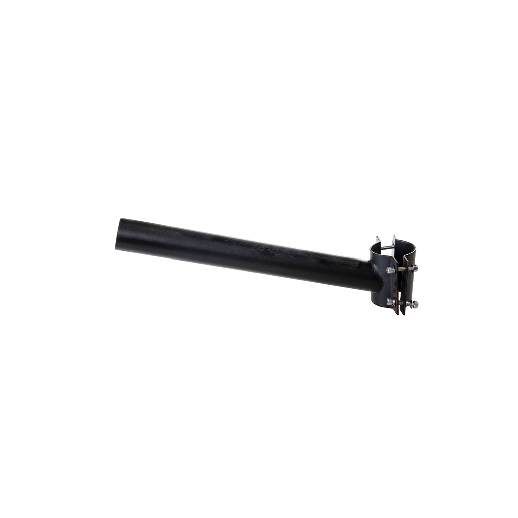 Aluminium D76 POLE Adaptor for SUMMIT Black (If Panel is on the top of Pole)
