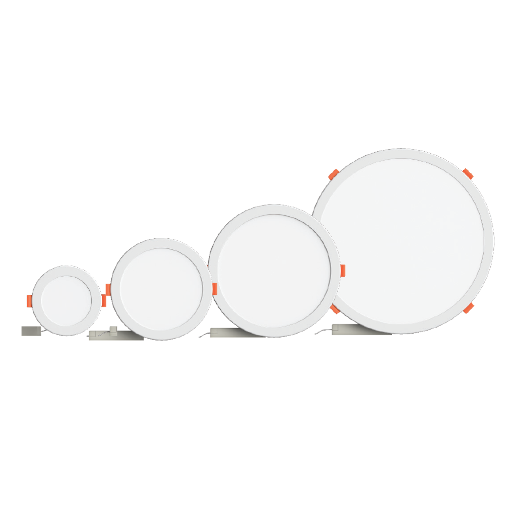 PioLED PMMA LED Round Recessed Panel Light