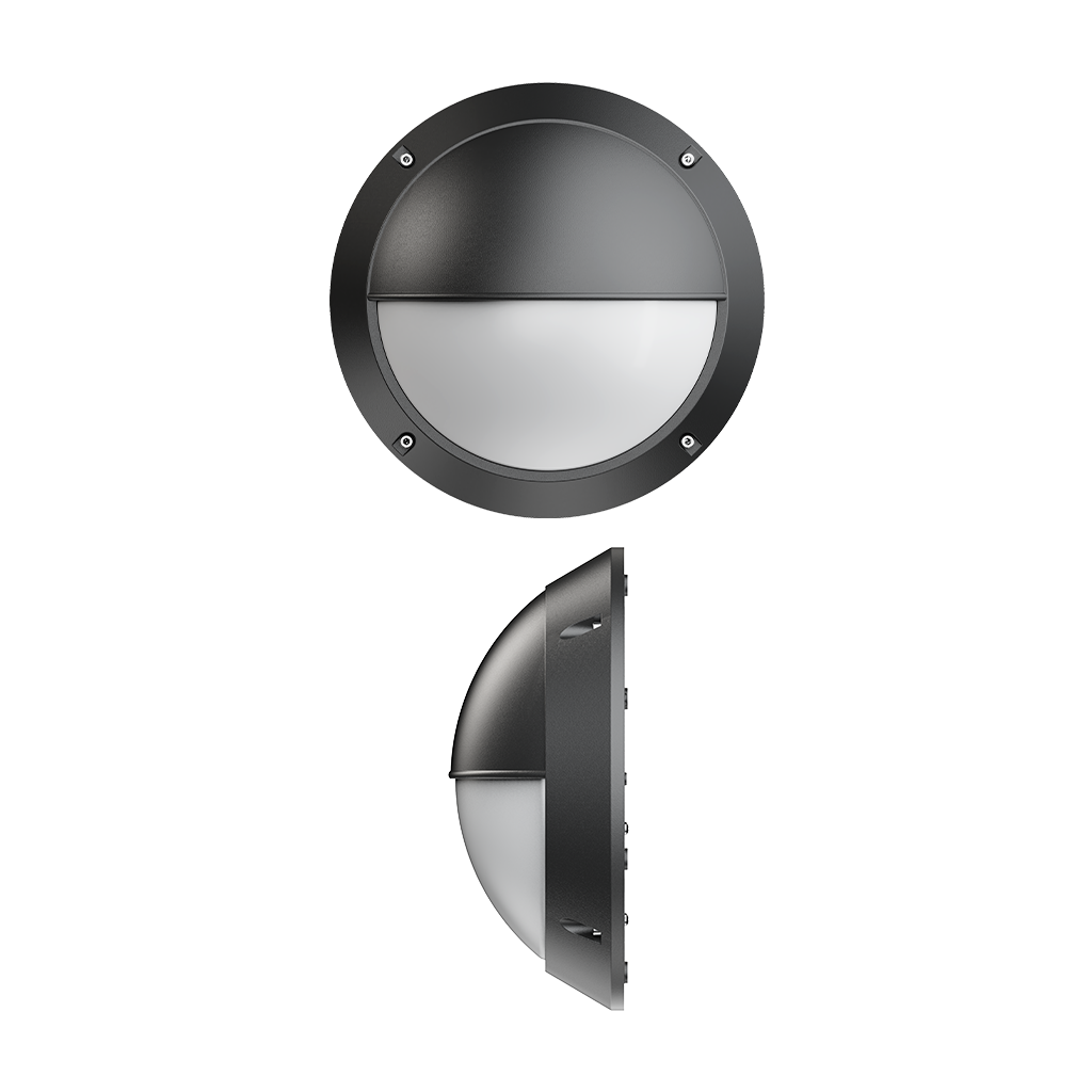 PioLED Bunker IP65 LED Alu Bulkhead