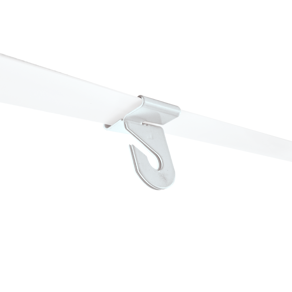 Suspended Ceiling Clips White (Pair)