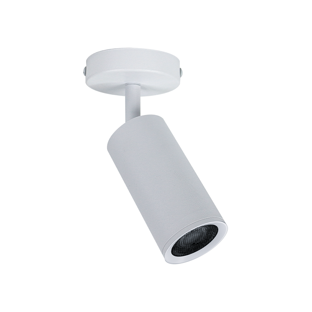 Snypa GU10 Round Surface 110mm White fitting
