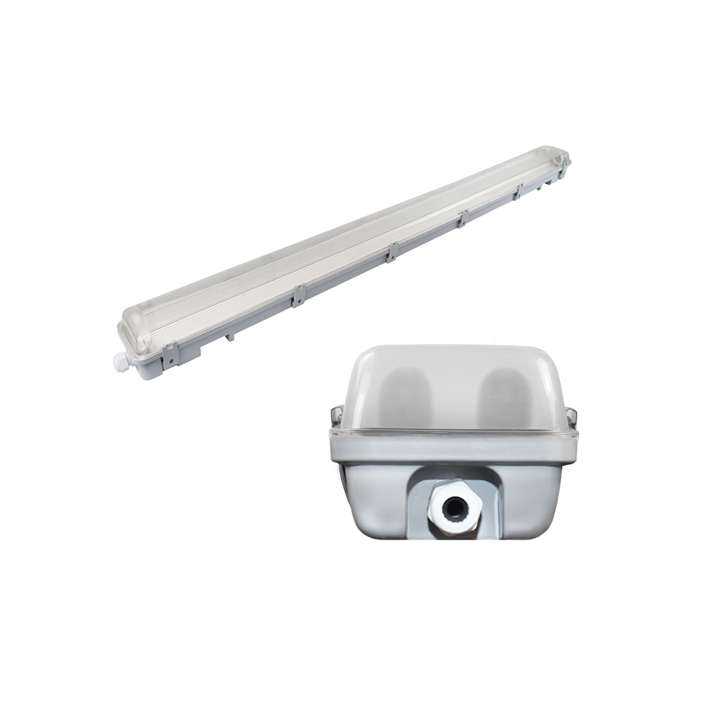 Stealth Max Tri-Proof 2T8 Fixture for LED 4ft