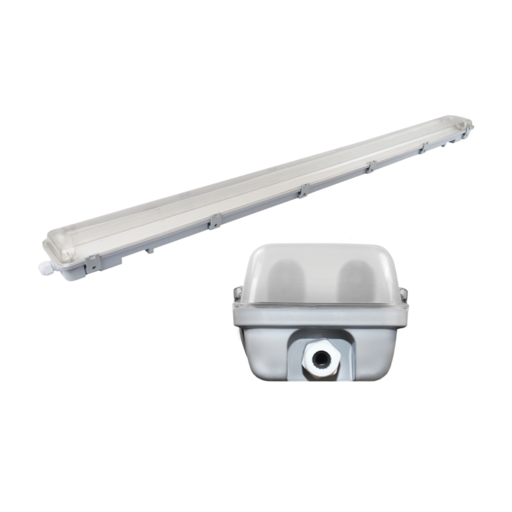 Stealth Max Tri-Proof 2T8 Fixture for LED 5ft