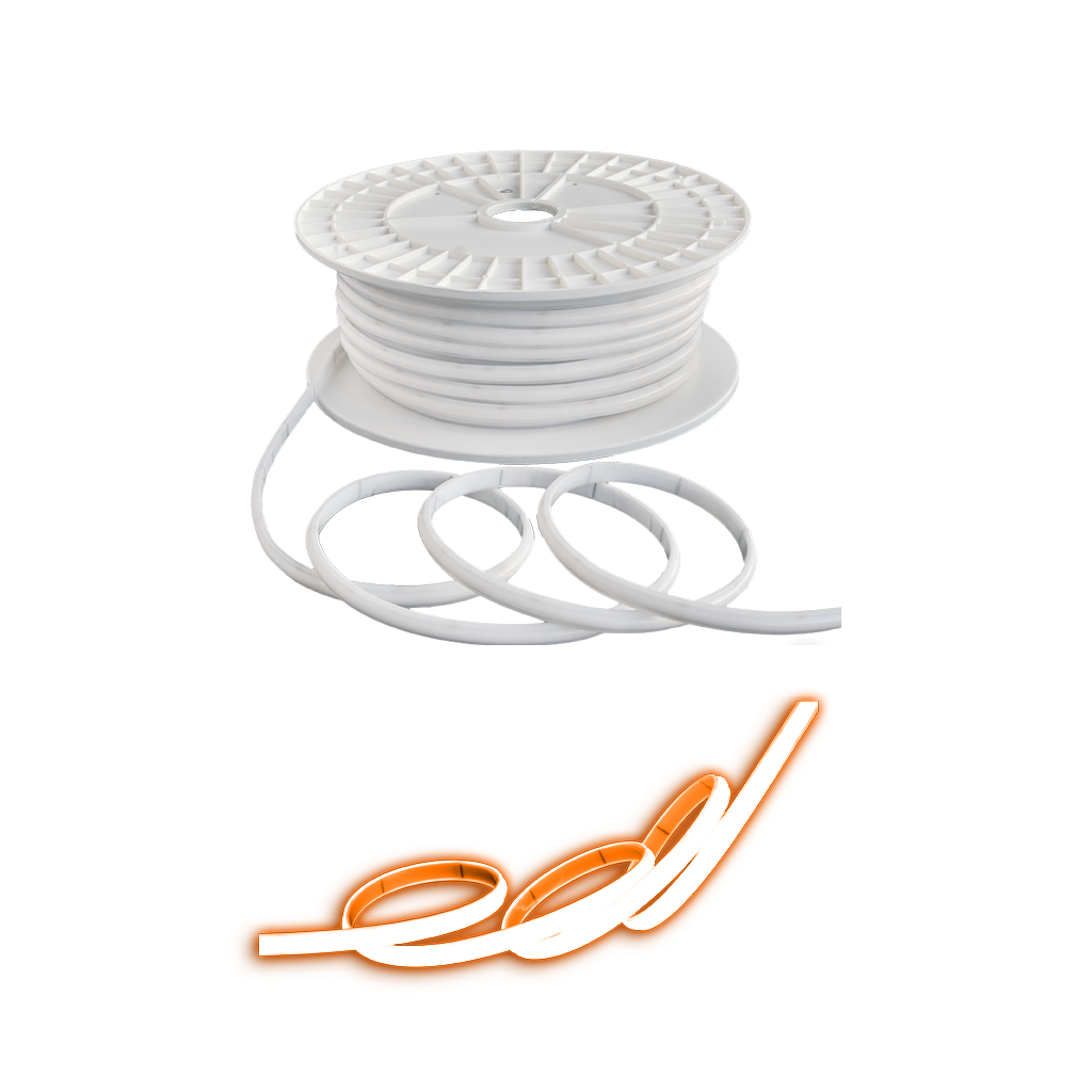 Dyce COB 230V IP65 10W4.55cm cut Amber Strip - 1M