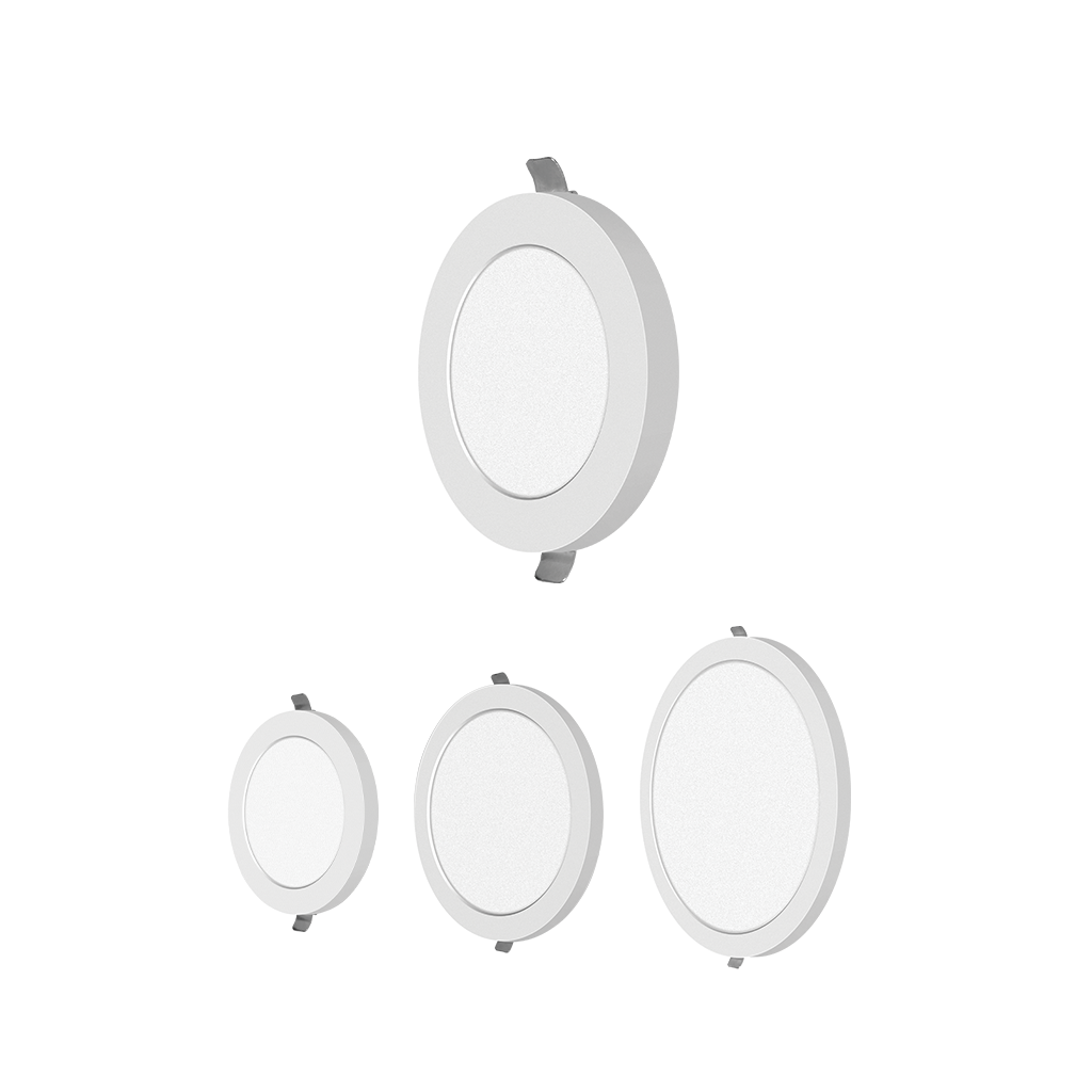 6W Iris LED Surface/Recessed Round Panel Light 4000K
