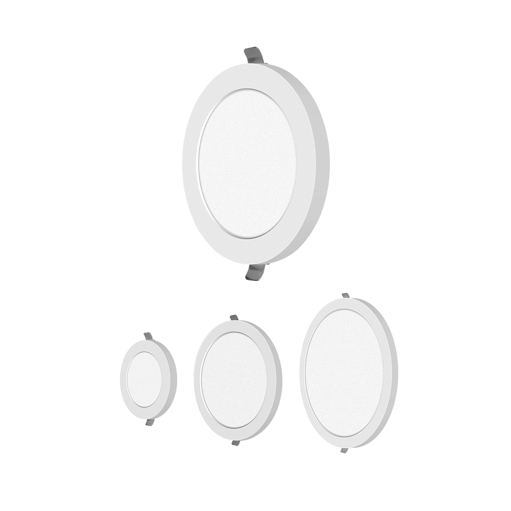 12W Iris LED Surface/Recessed Round Panel Light 4000K