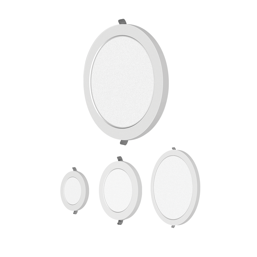 18W Iris LED Surface/Recessed Round Panel Light 4000K